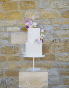 12" White Stiletto Cake Pedestal - Prop Options