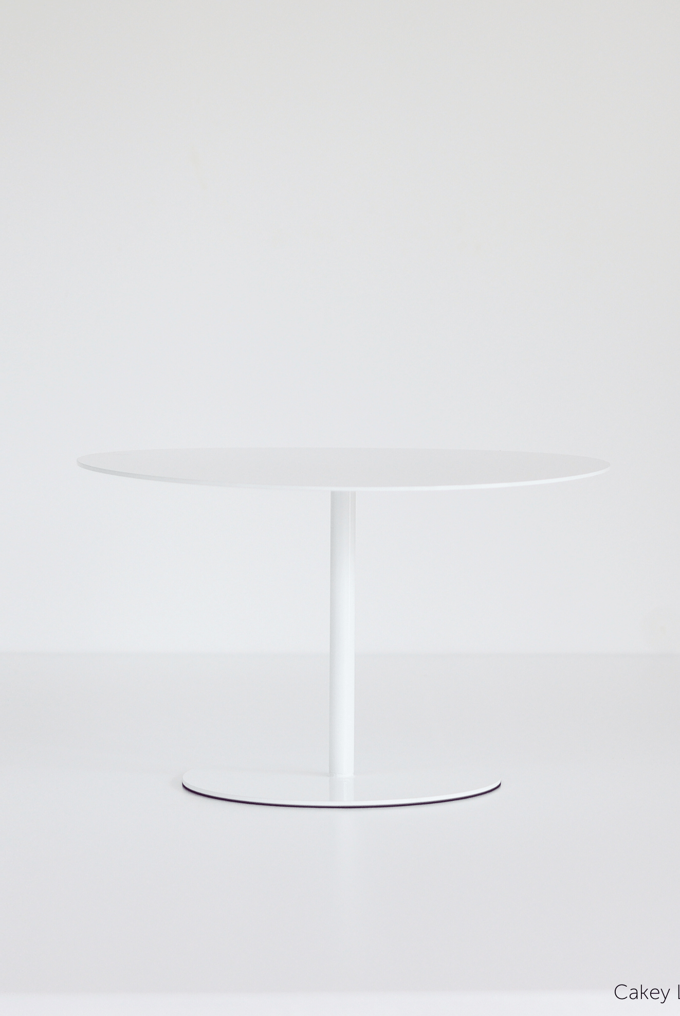 12" White Stiletto Cake Pedestal - Prop Options