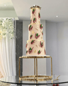 14” Round Metallic Plinth - Prop Options