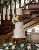 14” Round Metallic Plinth - Prop Options