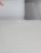 14” Square acrylic work board - Prop Options