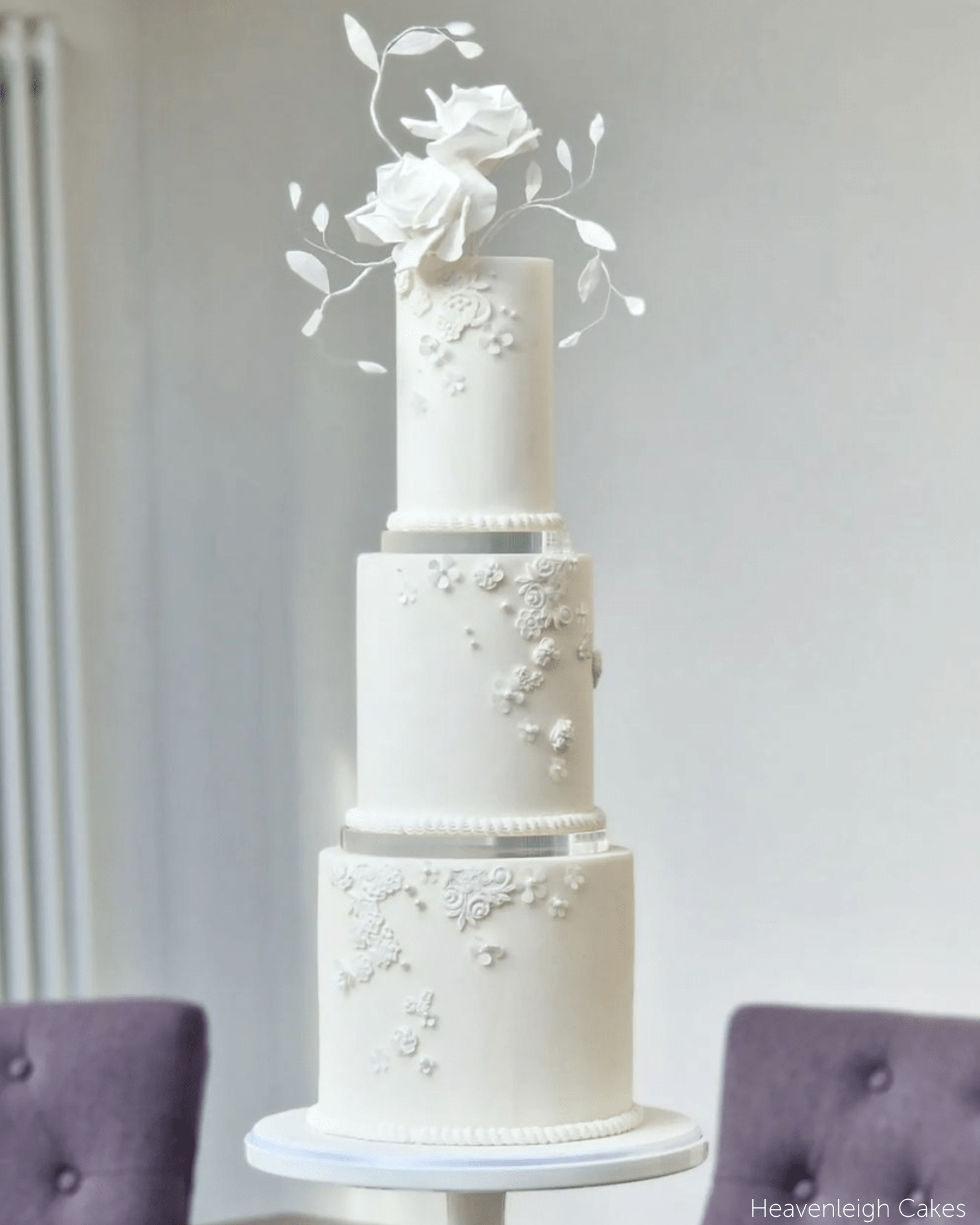 15mm Round Ultra Polished Clear Acrylic Cake Spacers - Prop Options