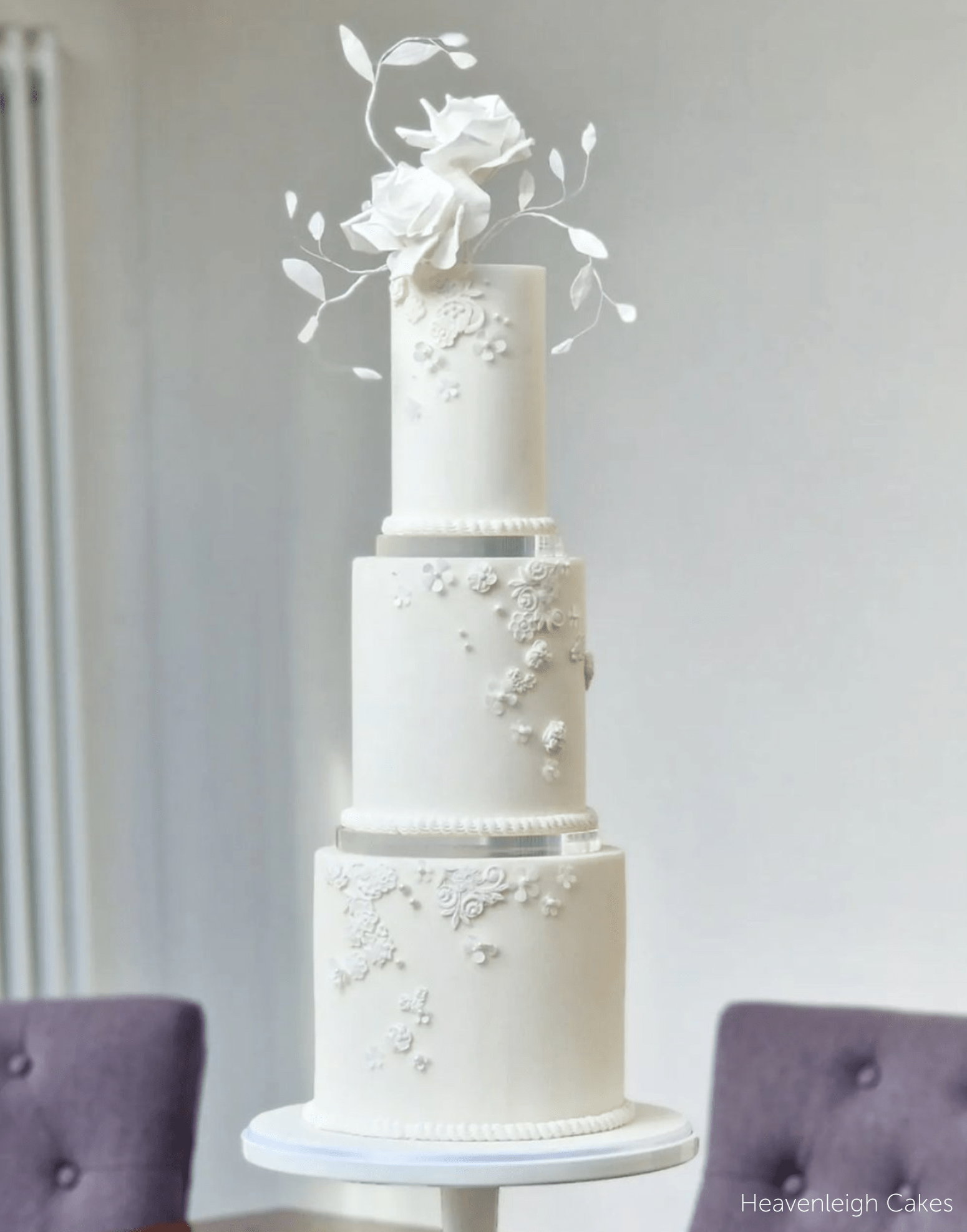 15mm Round Ultra Polished Clear Acrylic Cake Spacers - Prop Options