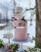 15mm Round Ultra Polished Clear Acrylic Cake Spacers - Prop Options