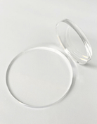 15mm Round Ultra Polished Clear Acrylic Cake Spacers - Prop Options