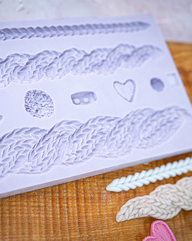 Cable Knit Silicone Mould