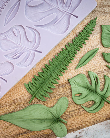Tropical Leaves Silicone Mould