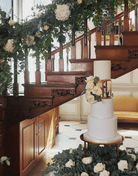 6" Round Metallic Cake Separator - Prop Options