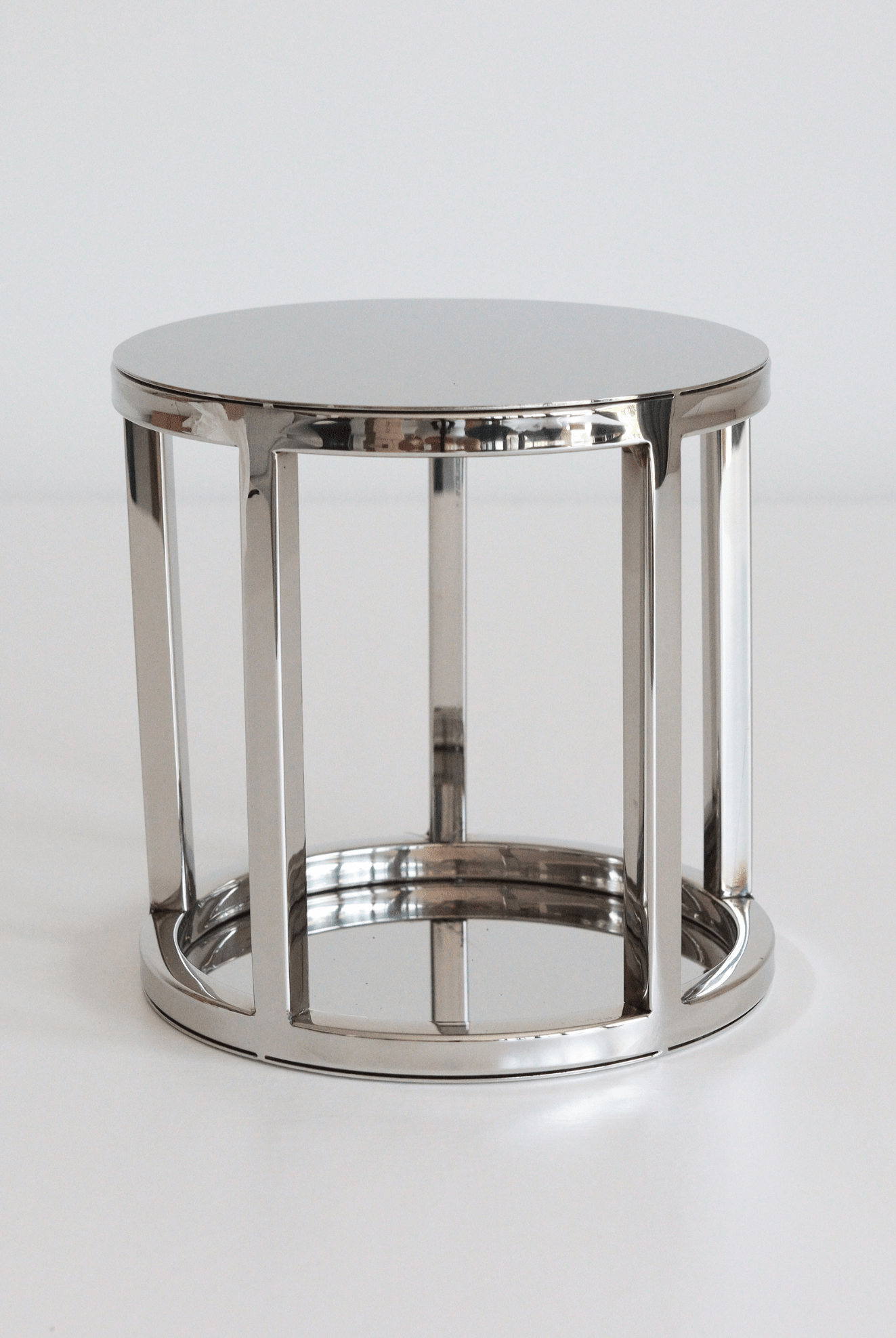 6" Round Metallic Cake Separator - Prop Options