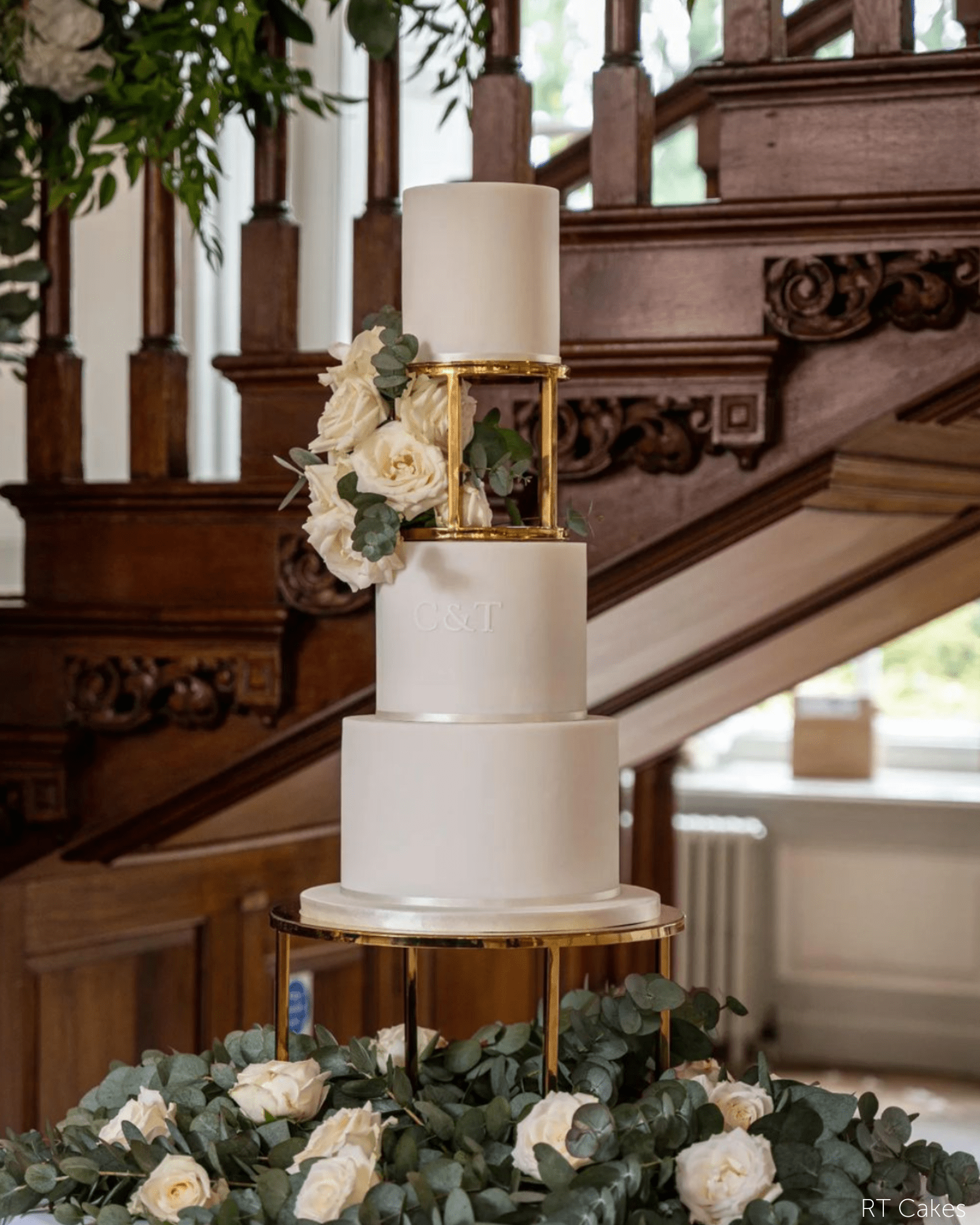 6" Round Metallic Cake Separator - Prop Options