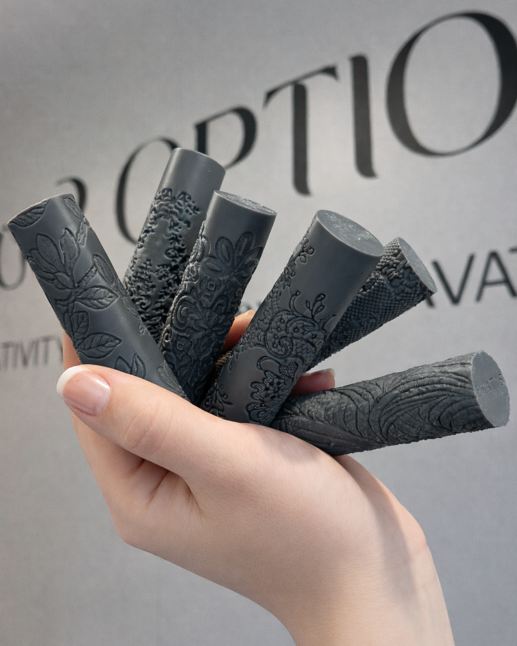 4'' Mini pin - Prop Options x Ekat's Collection Luxury Texture Rolling Pins - Prop Options