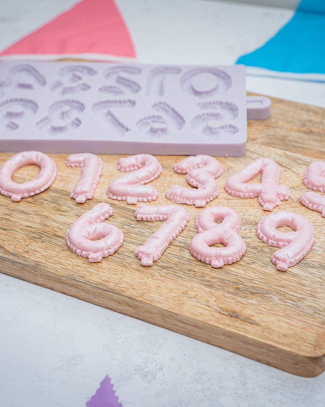 Balloon Numbers Silicone Mould