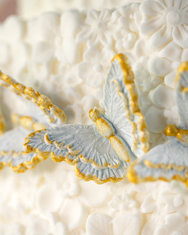 brush embroidery butterflies silicone mould