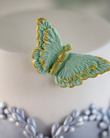 brush embroidery butterflies silicone mould