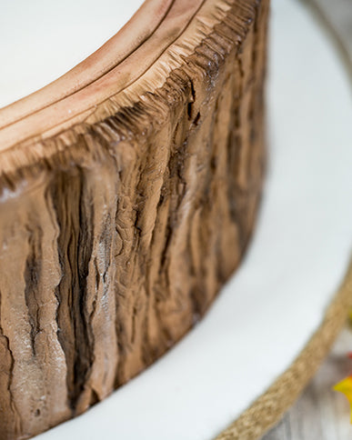 Rustic Woodland Bark Silicone Mould