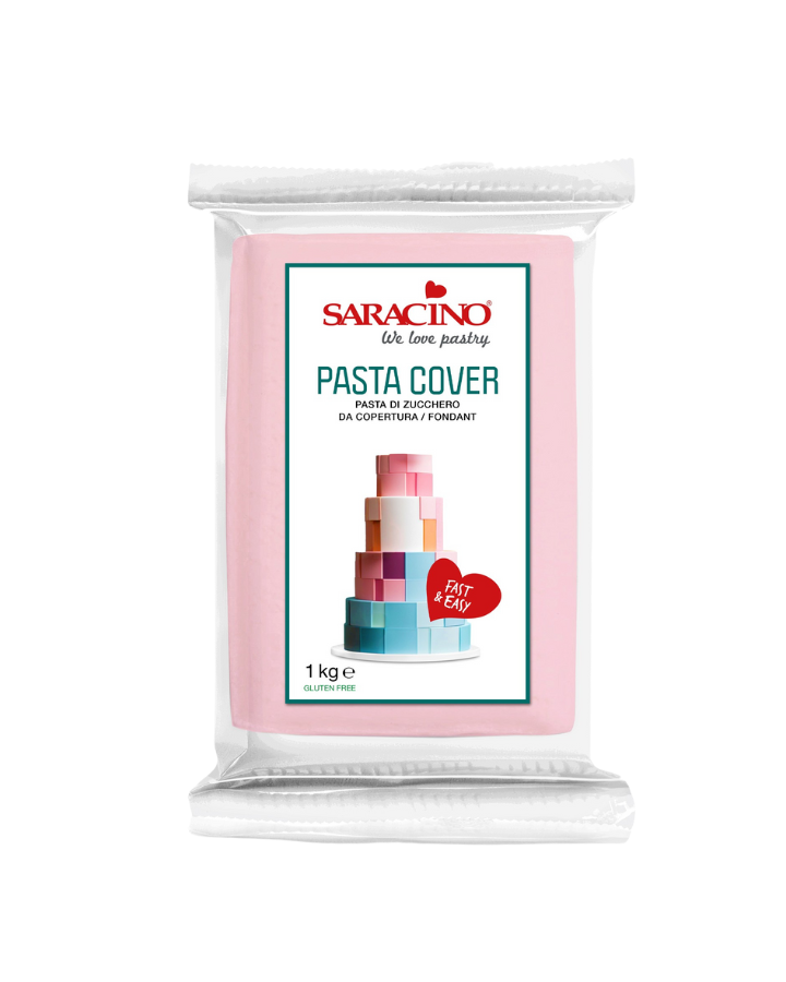 Saracino Pasta Cover Light Baby Pink Sugarpaste 1kg