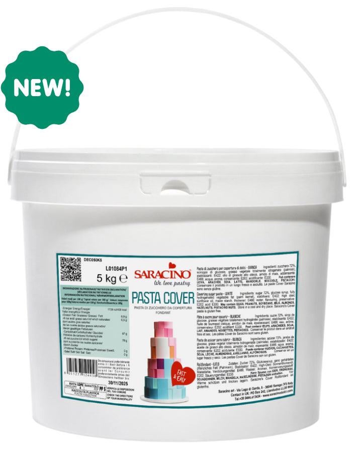 Saracino Pasta Cover Sugarpaste 5kg – Bulk Professional Fondant