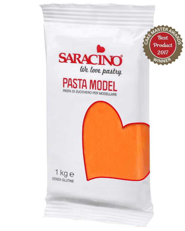 Orange Pasta Model - Modelling Paste 1kg, 250g - 1kg