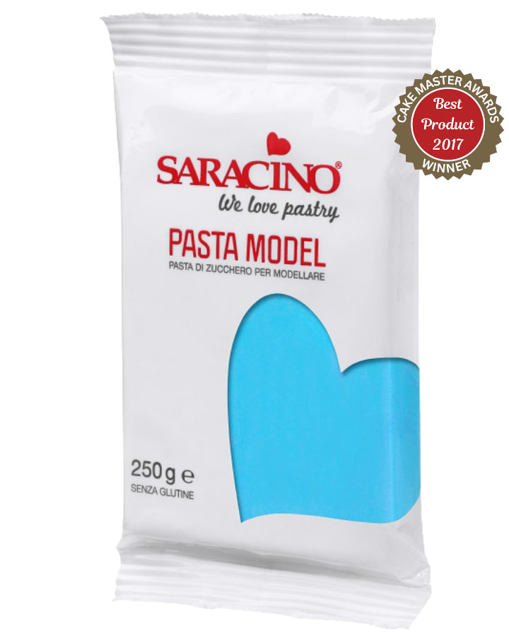 Light Blue Saracino Pasta Model - Modelling Paste for Cake Art 250g & 1kg