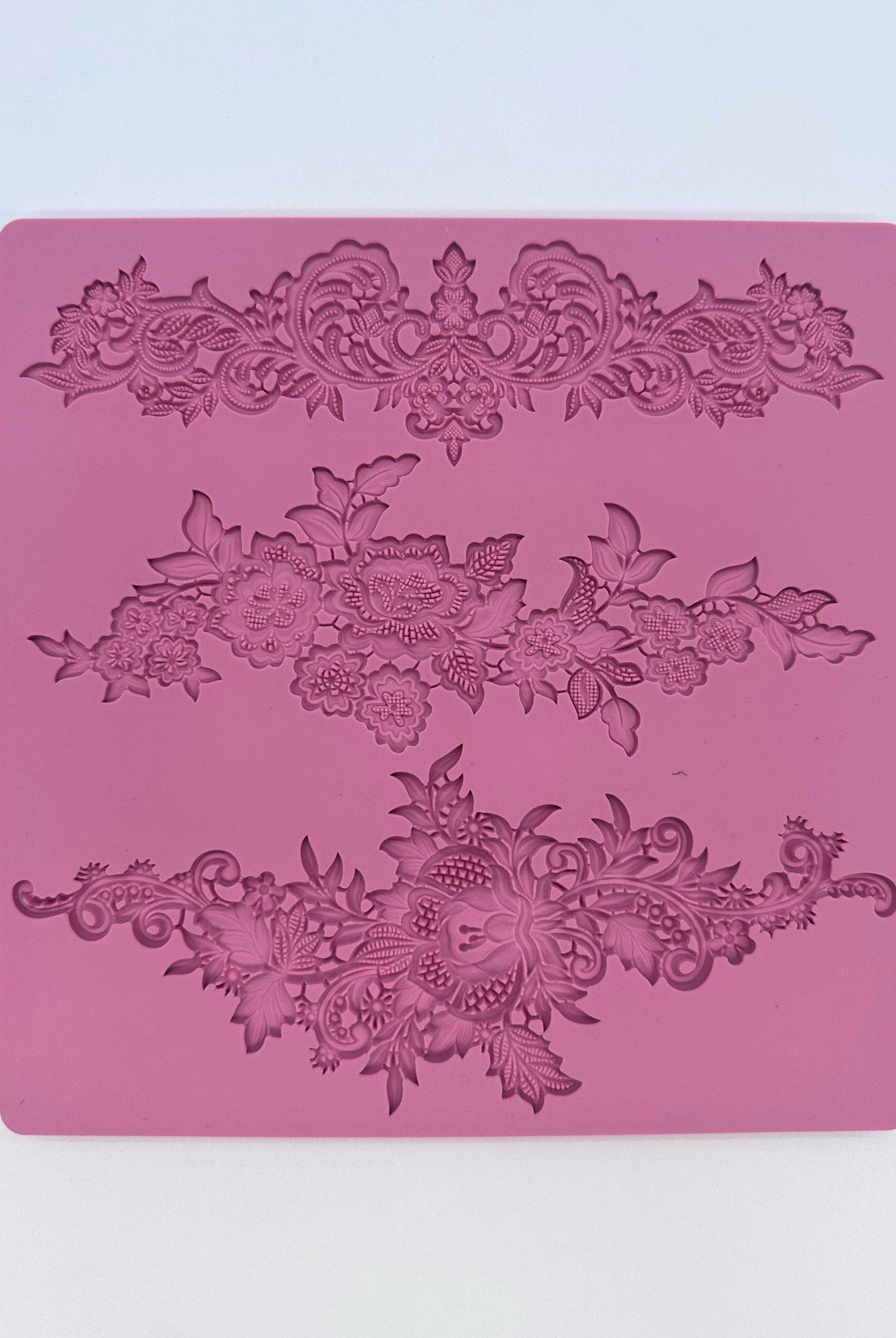 Angela Morrison Silicone Moulds – Lace & Floral Collection - Prop Options