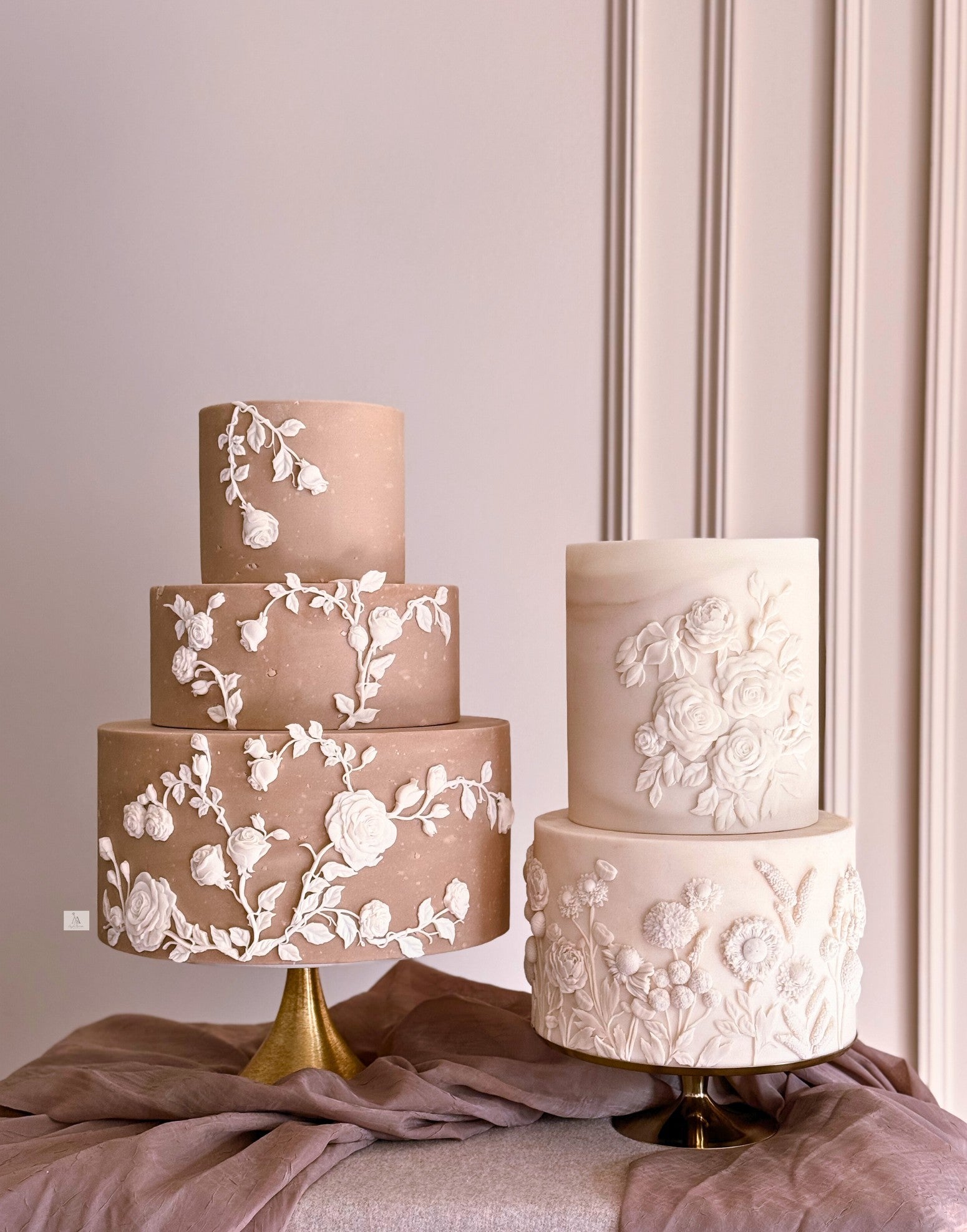 Angela Morrison Silicone Moulds – Lace & Floral Collection - Prop Options