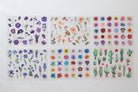 Clear Tier Floral Stickers - Prop Options