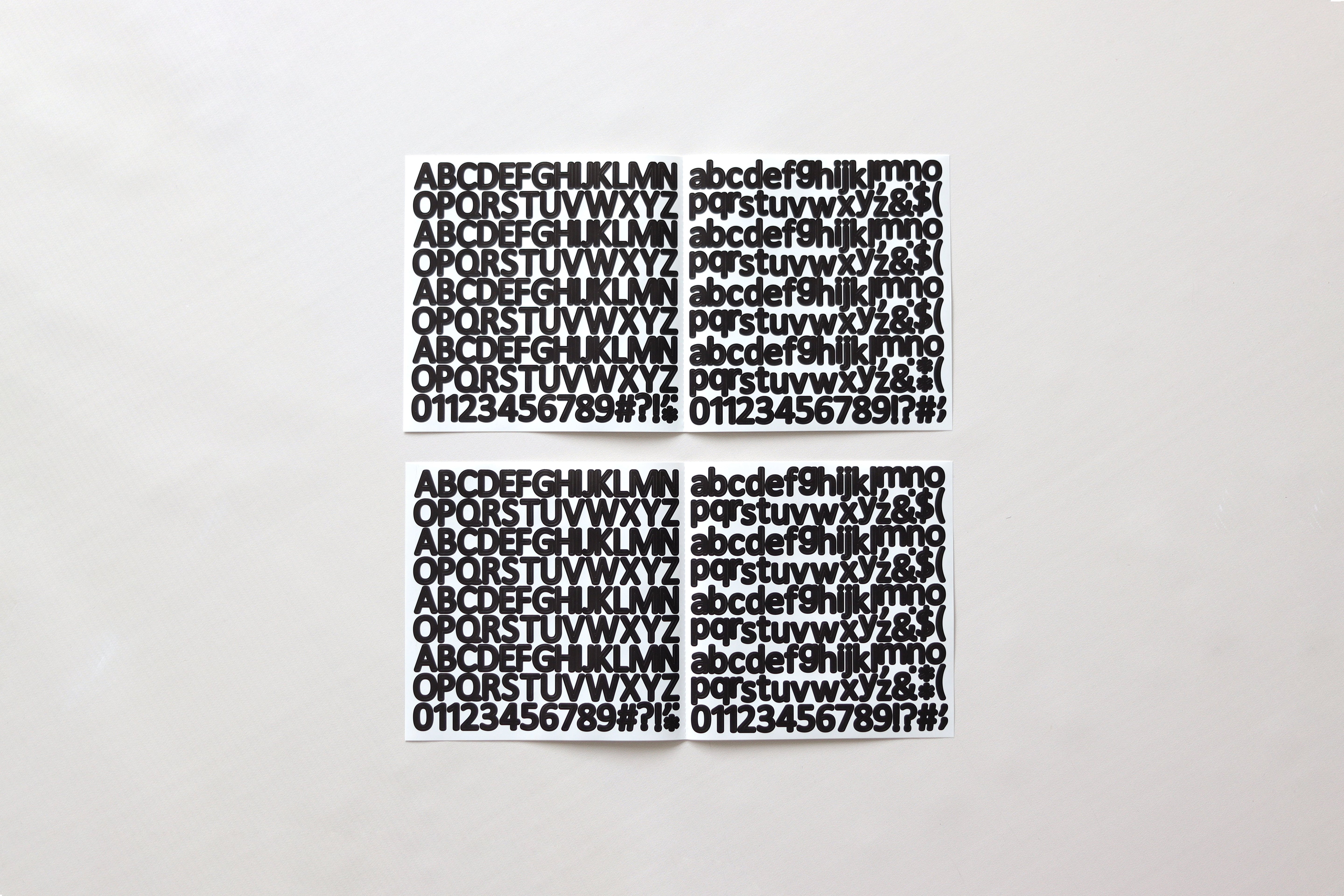 Clear Tier Floral Stickers - Prop Options