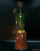 Floating Floral Vial Holders - Set of 5 - Prop Options