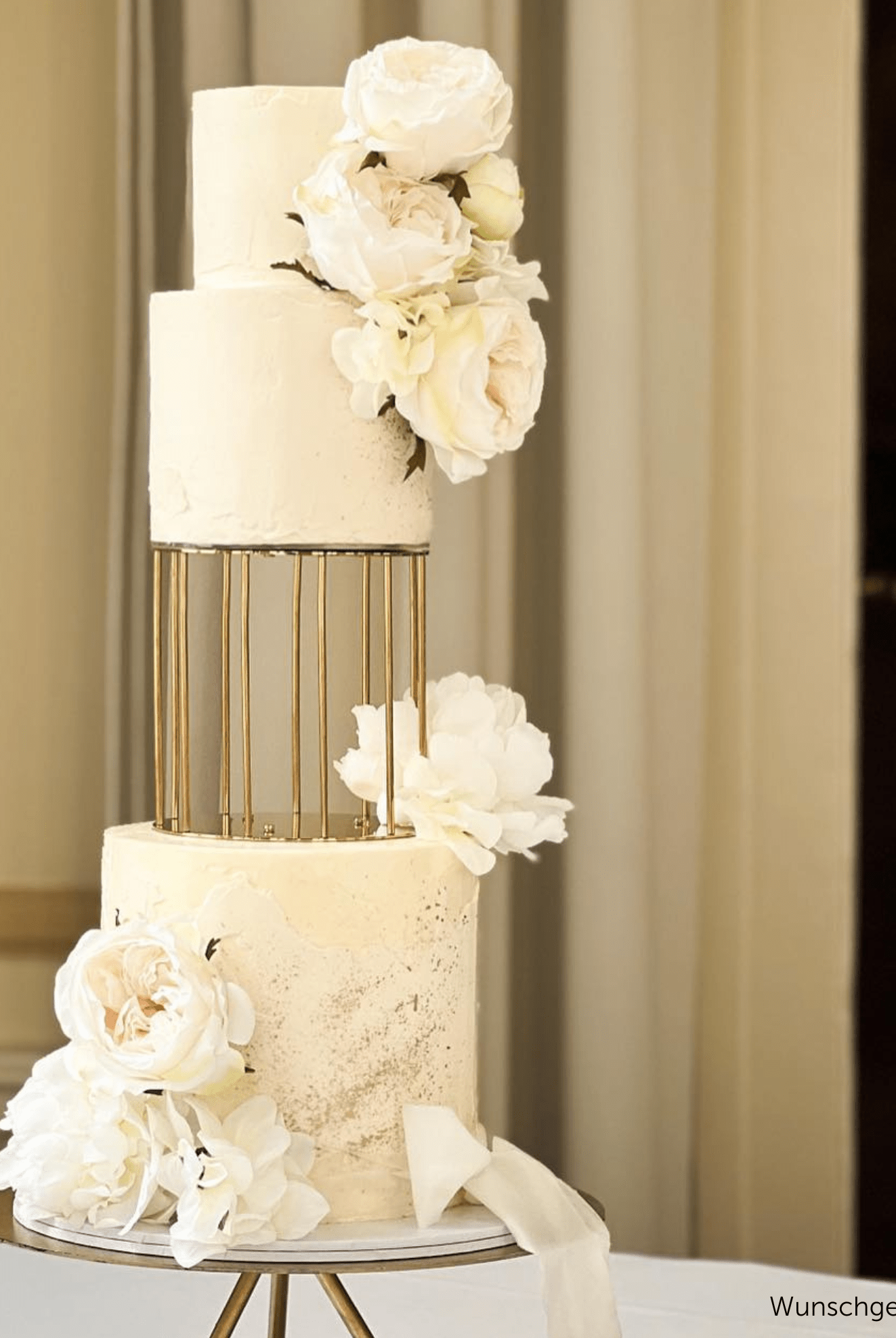 Gold Birdcage Cake Separator - Prop Options