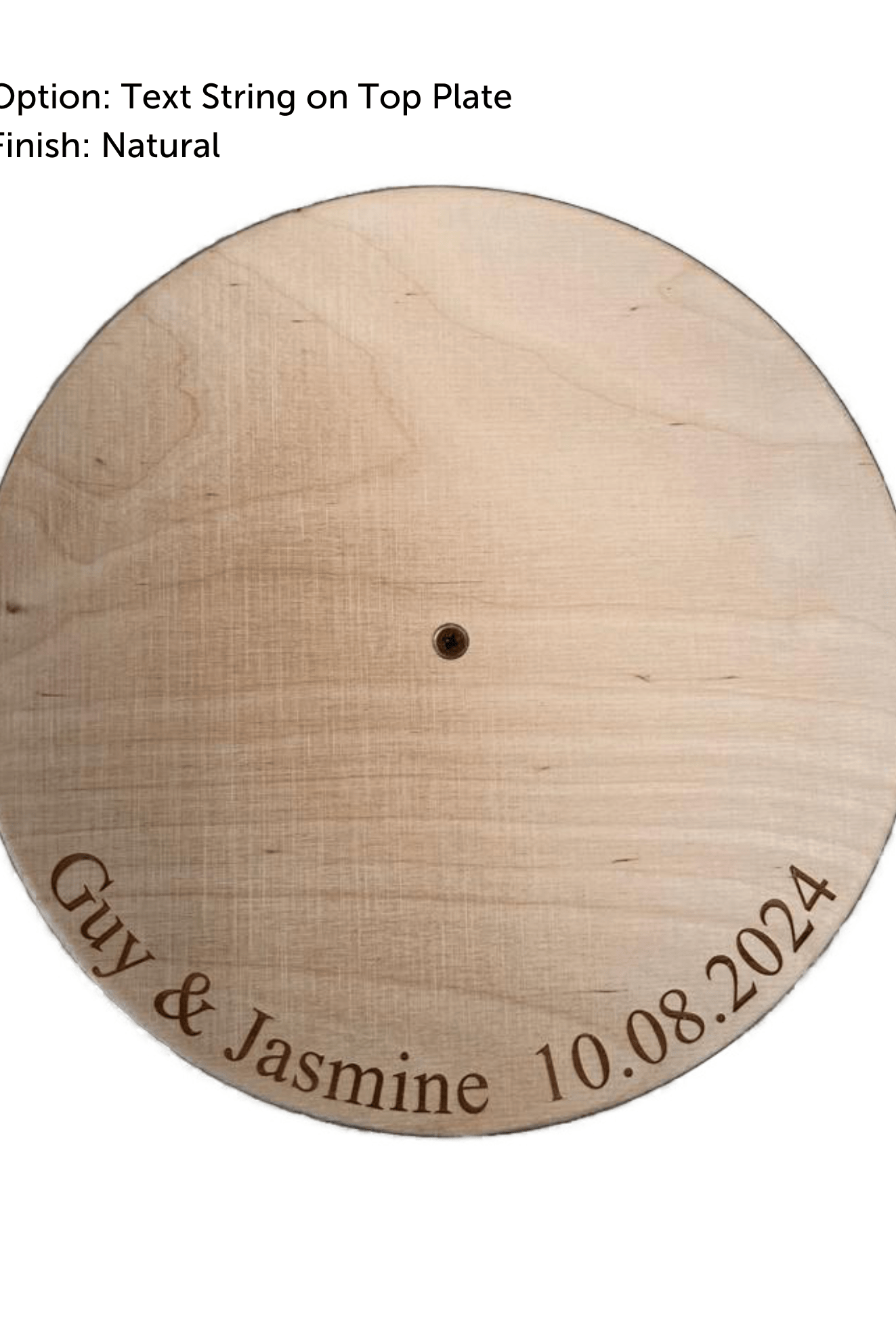 Premium Add - On: Bespoke Personalisation for Wooden Cake Stands - Prop Options