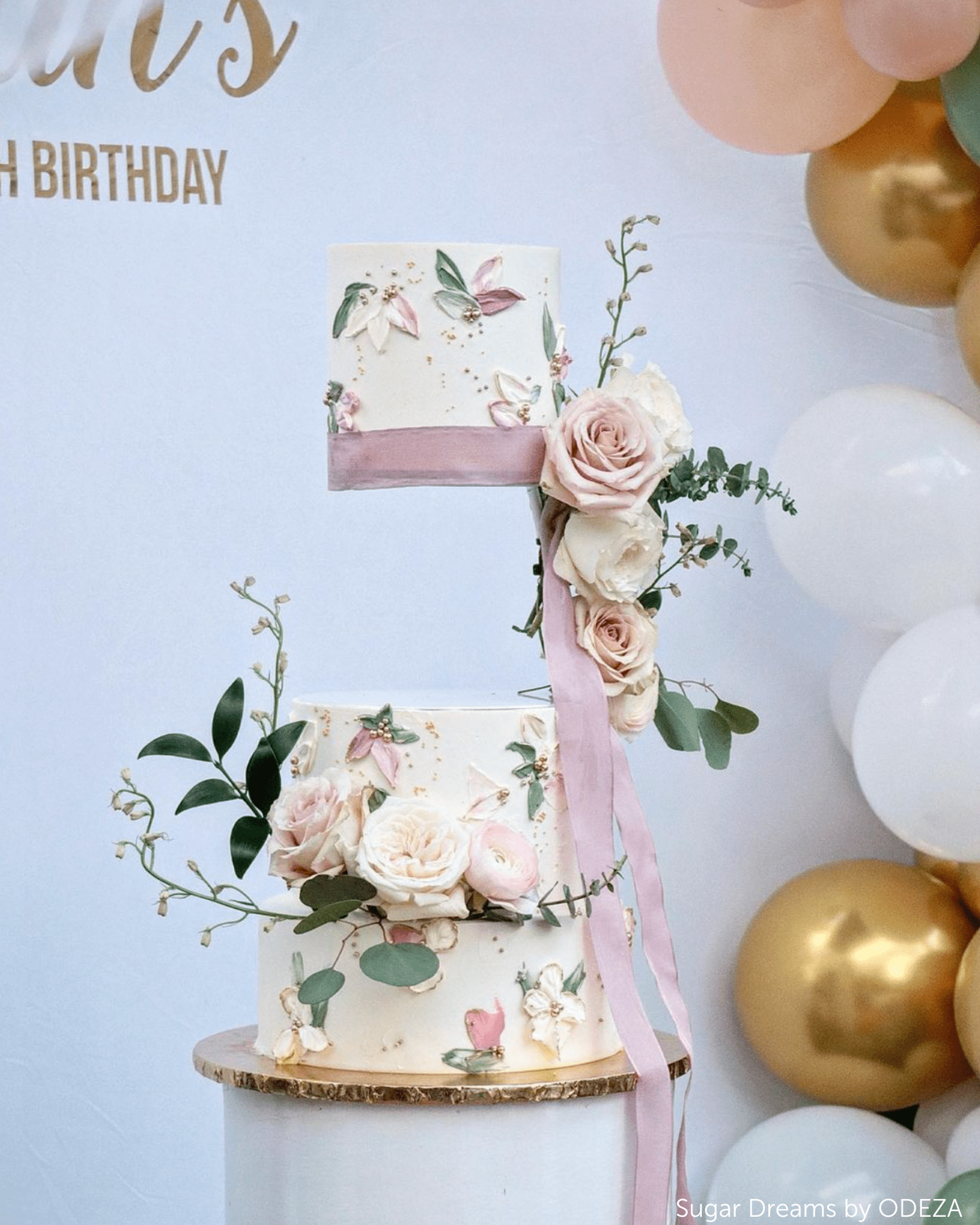 PropBundle - Round Floating Side Bar PropSecure® Cake Separator, Pins & Cake Board - Prop Options