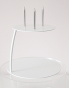 PropBundle - Round Floating Side Bar PropSecure® Cake Separator, Pins & Cake Board - Prop Options
