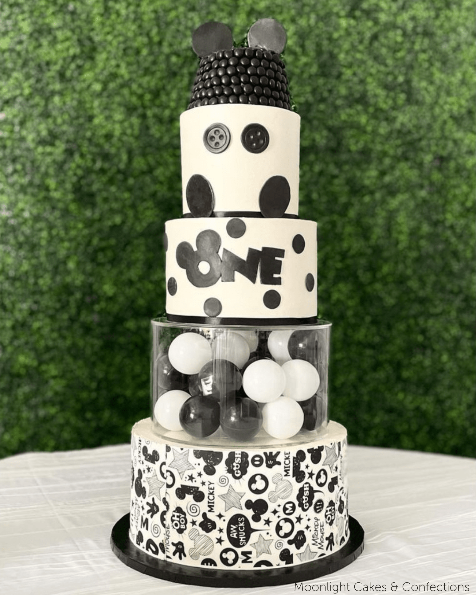 Round Acrylic Fillable Clear Tiers - Prop Options