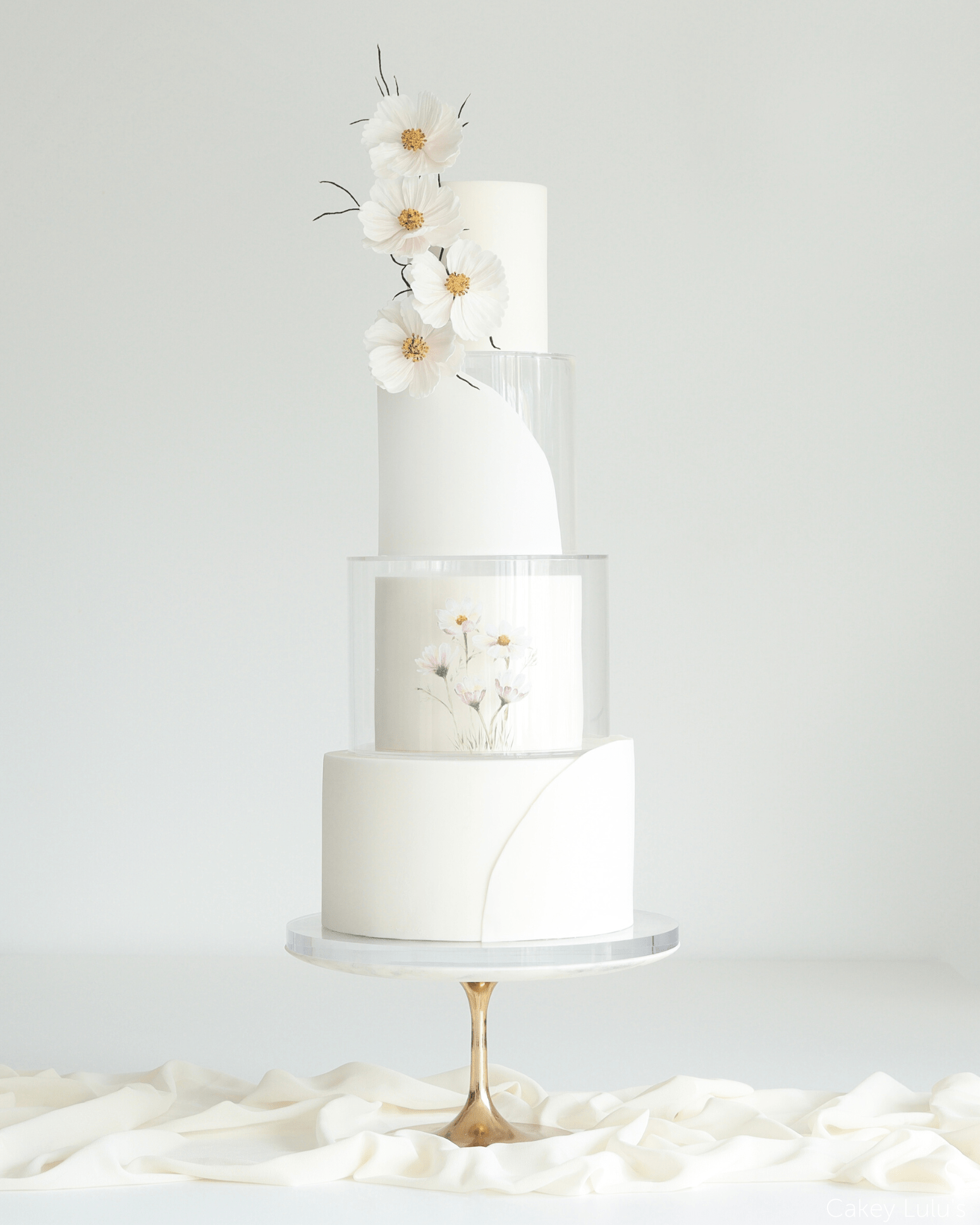 Round Acrylic Fillable Clear Tiers - Prop Options