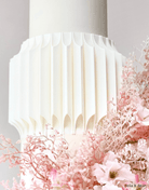 Round Fluted Cake Separator - Prop Options