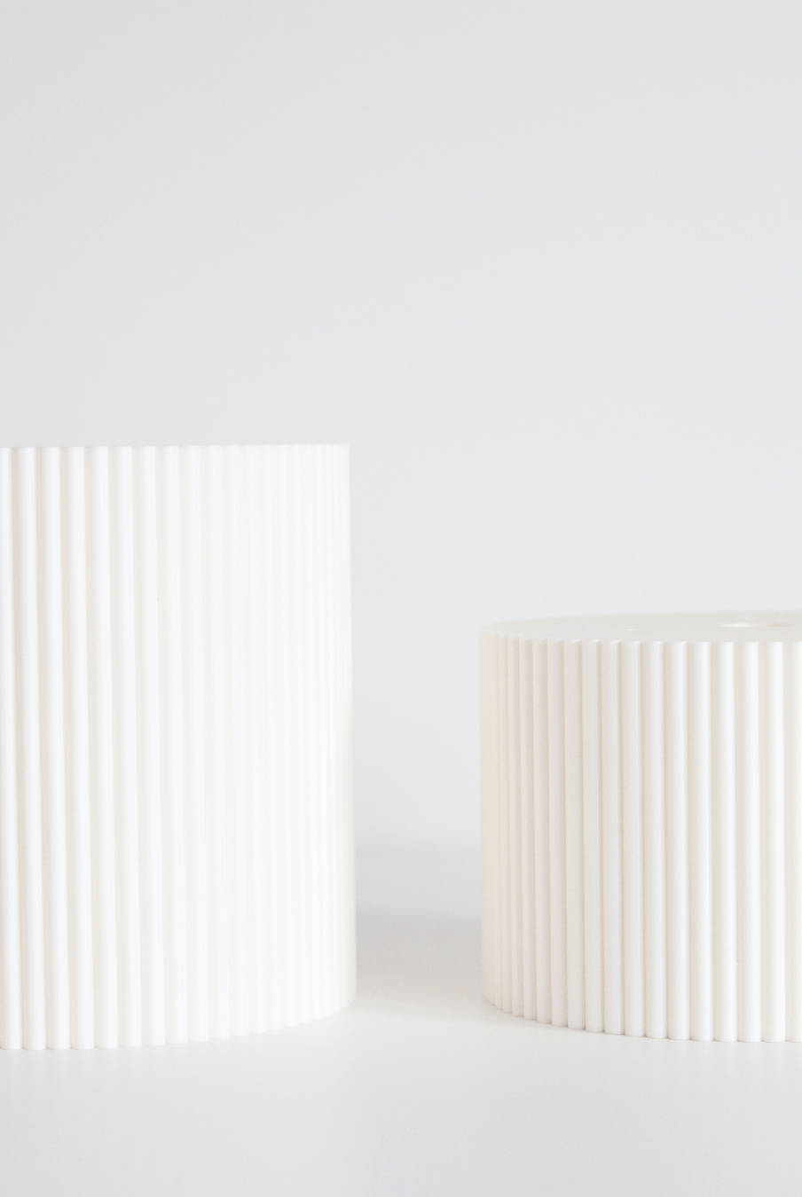 Round Reeded Cake Separator - Prop Options