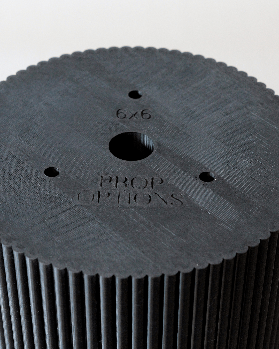 Round Reeded Cake Separator - Prop Options