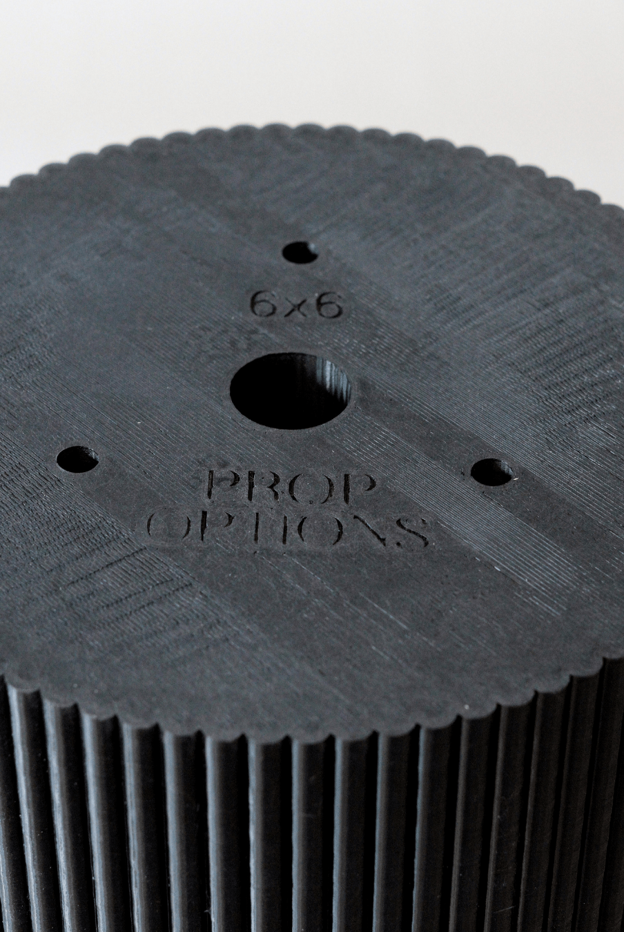 Round Reeded Cake Separator - Prop Options