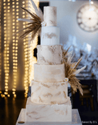 Round Reeded Cake Separator - Prop Options