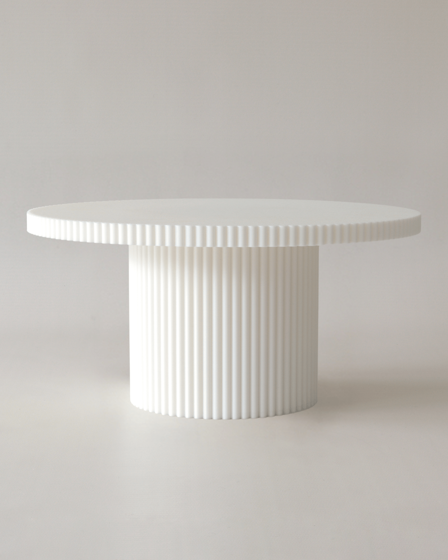 Round Reeded Cake Stand - Prop Options