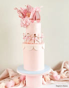 Round Reeded Cake Stand - Prop Options