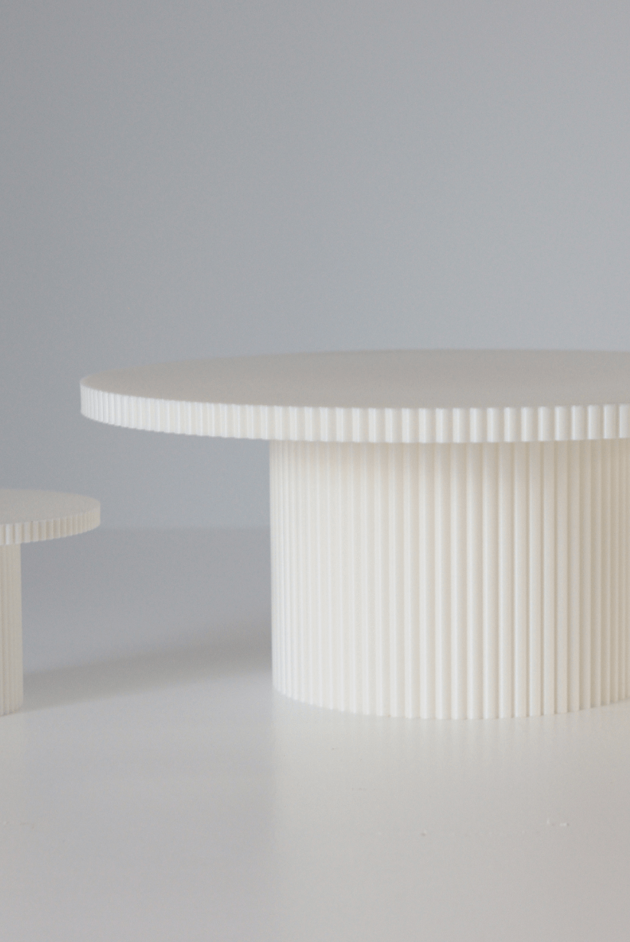 Round Reeded Cupcake Stand - Prop Options