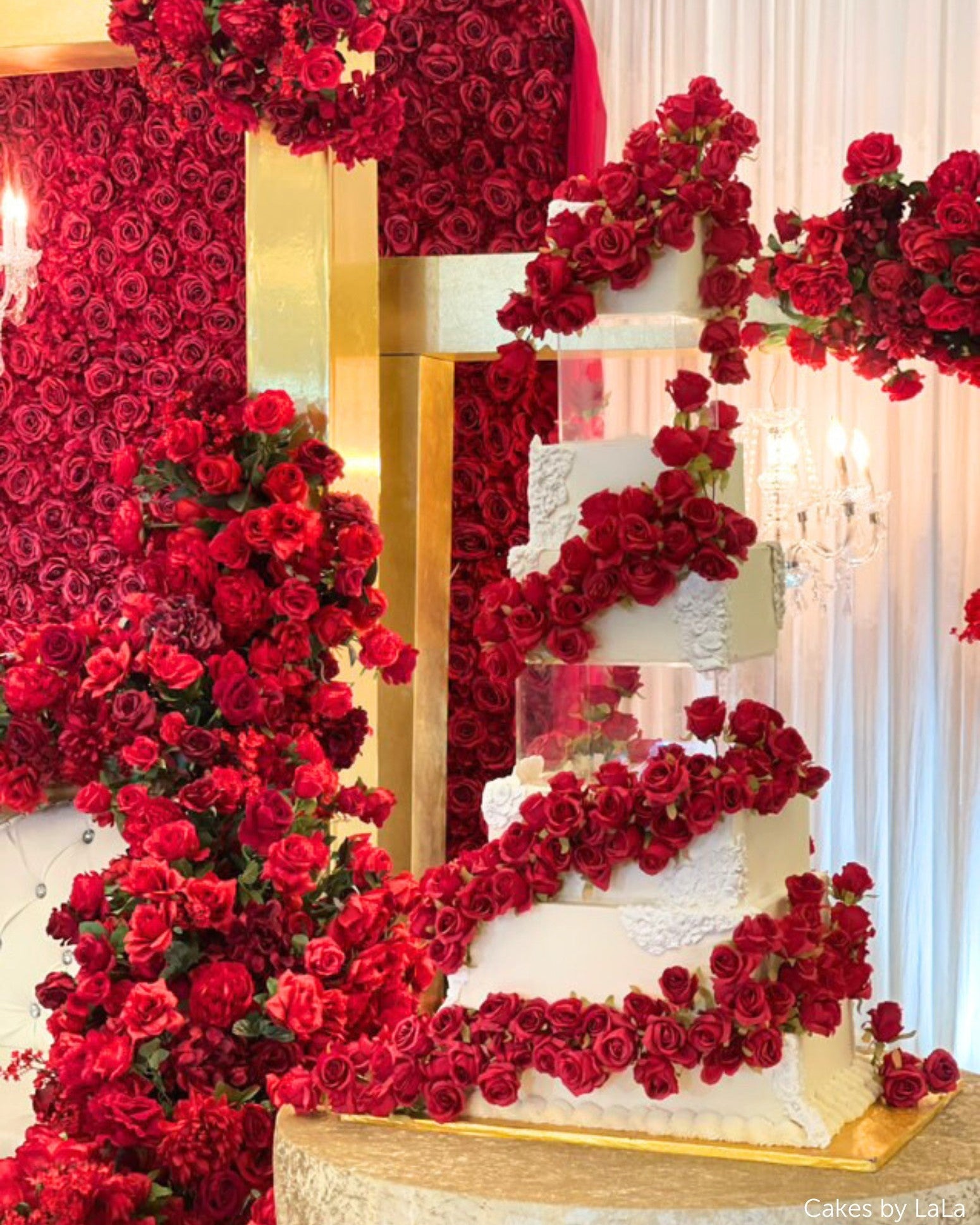 Square Acrylic Fillable Clear Tiers - Prop Options