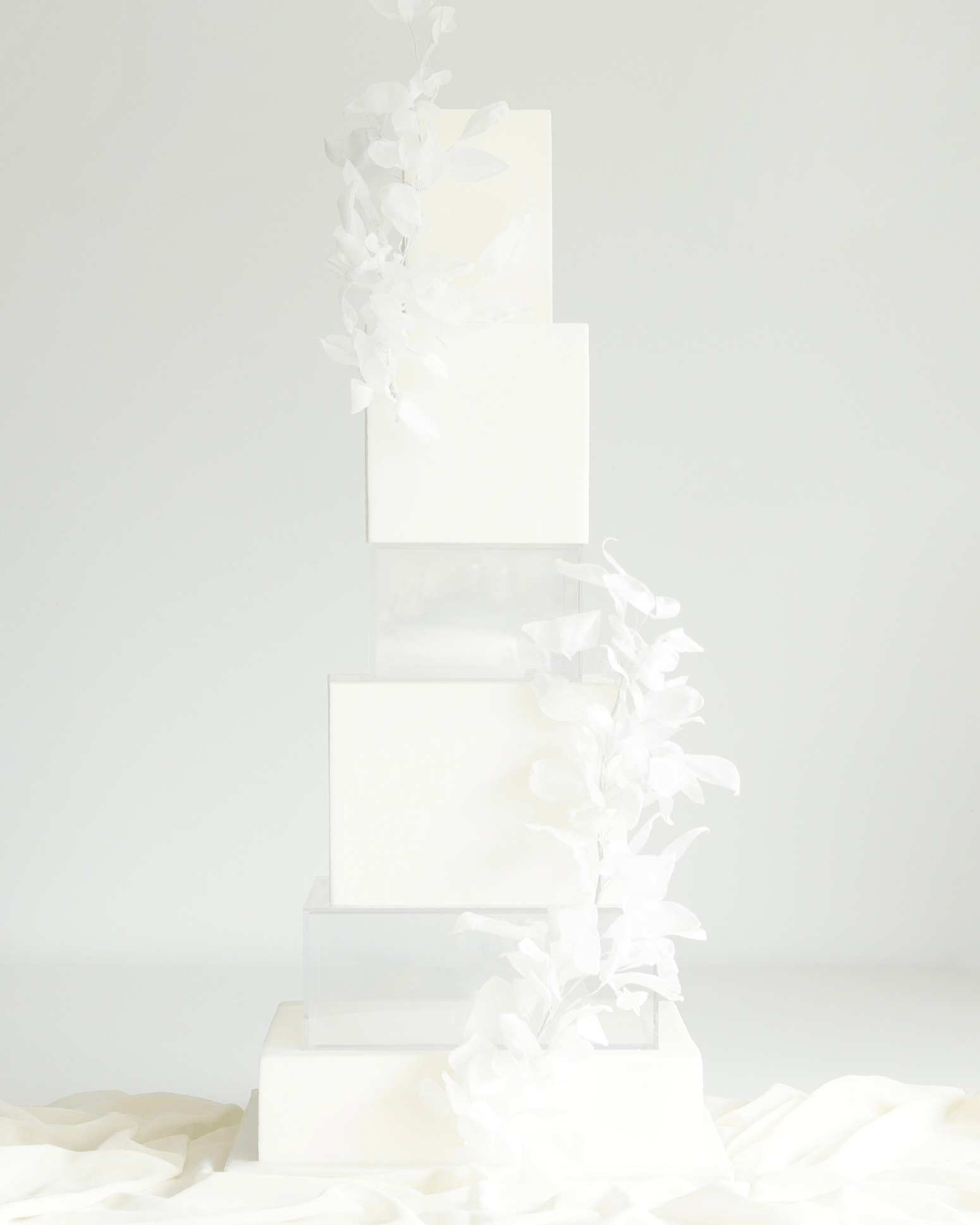 Square Acrylic Fillable Clear Tiers - Prop Options