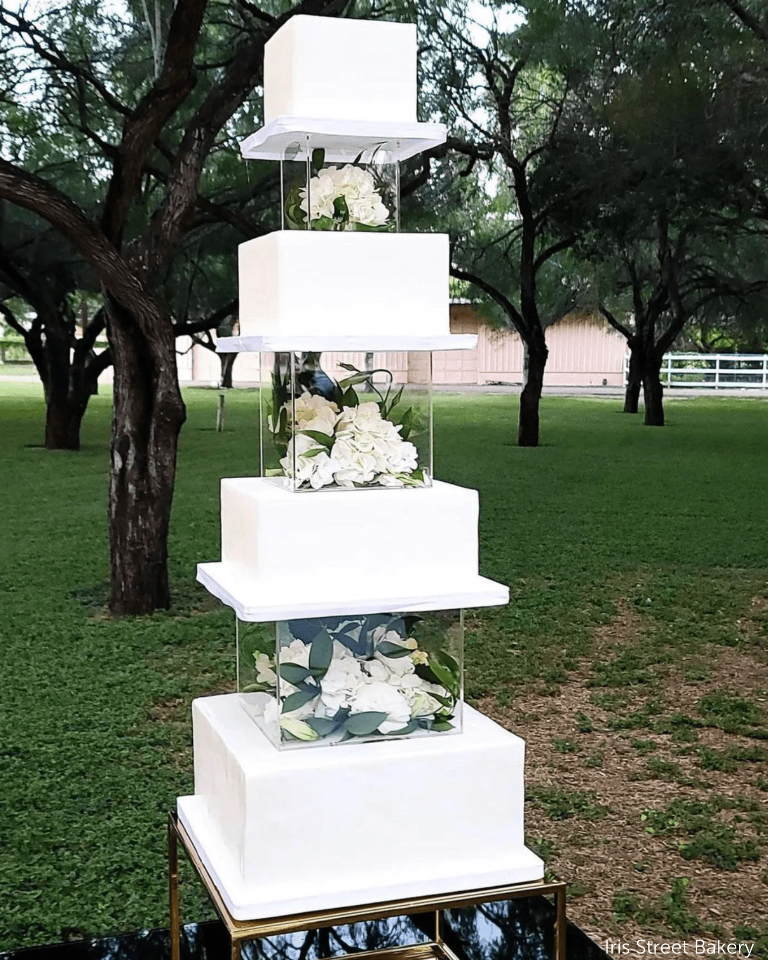 Square Acrylic Fillable Clear Tiers - Prop Options