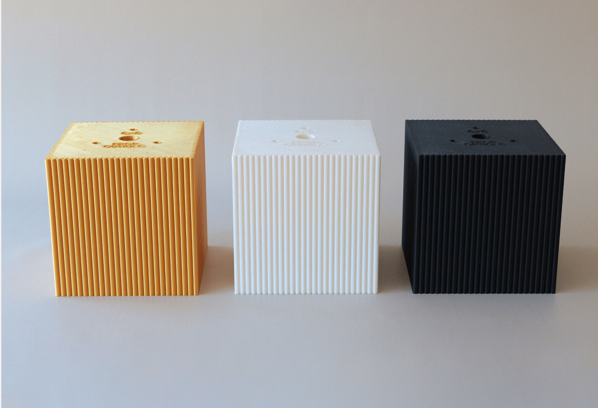 Square Reeded Cake Separator - Prop Options