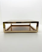 10" Rectangle Metallic Cake Separator - Prop Options