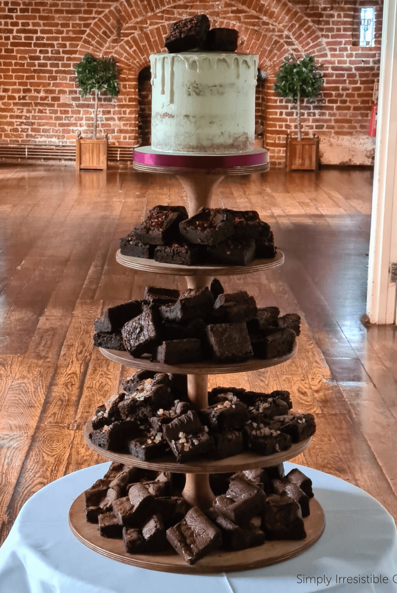 Deluxe Adjustable Scandinavian Birch Cupcake Stand - Prop Options