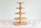 Deluxe Adjustable Scandinavian Birch Cupcake Stand - Prop Options