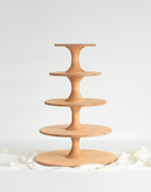Deluxe Adjustable Scandinavian Birch Cupcake Stand - Prop Options
